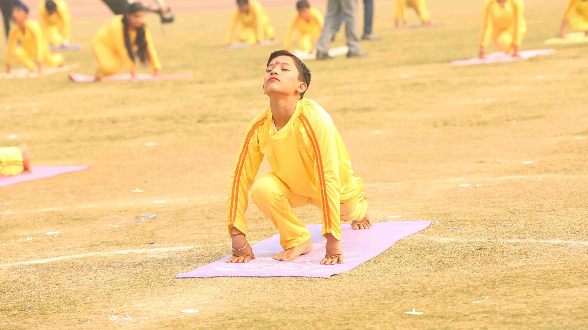Surya Namaskar Performance by Richmondd Student
